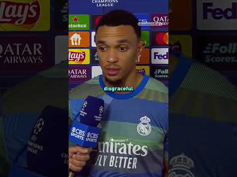 Trent Alexander-Arnold shares his feelings on the incident between Vini Jr. and Gianluca Prestianni.