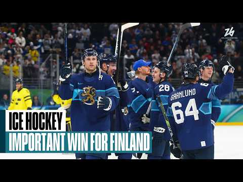 Finland men's hockey rebounds with 4-1 win over Sweden