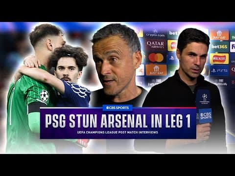 "We tried to play OUR WAY" Enrique on PSG | "The margins were VERY SMALL" Arteta on Arsenal LOSS 🫨⭐