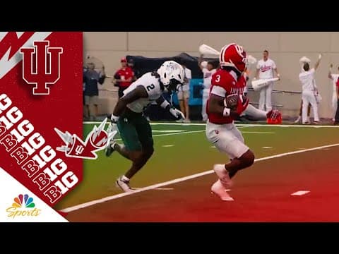 Fernando Mendoza drops a DIME to Omar Cooper Jr. for Indiana touchdown | Big Ten on NBC Sports
