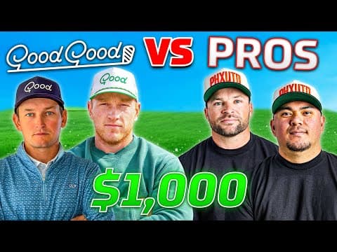 We Challenged 2 Pros to a $1,000 Golf Match..