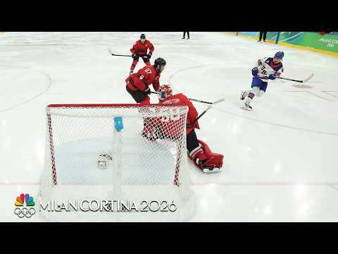 Jack Hughes delivers GOLDEN moment for USA in OT win vs. Canada | Winter Olympics 2026 | NBC Sports