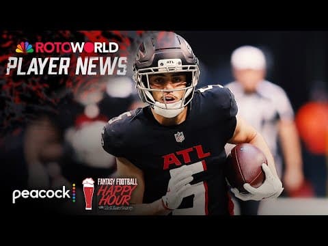 Impacts of WR injuries to Drake London, Harrison Jr. | Fantasy Football Happy Hour | NFL on NBC