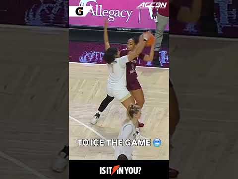 Raven Preston took it away to secure the W 😤 #ACCBasketball #WomensBasketball #WakeForest