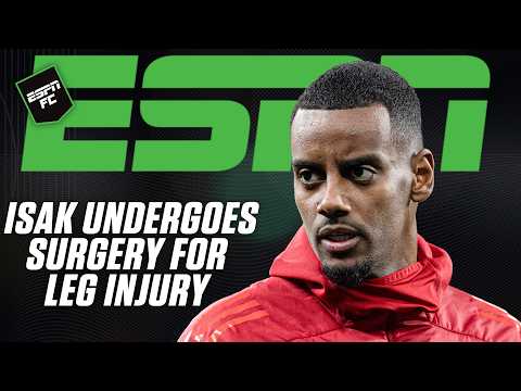 What does Alexander Isak's injury mean for Liverpool⁉️ Set to miss multiple months | ESPN FC