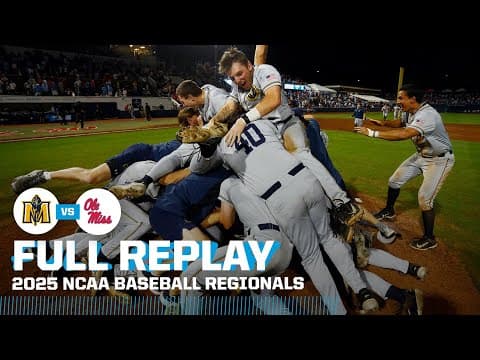 Murray State vs. Ole Miss: 2025 NCAA baseball regionals | FULL REPLAY