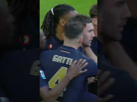 WHAT A GOAL BY VLAHOVIC 🔥🔥 #juventus #football #shorts