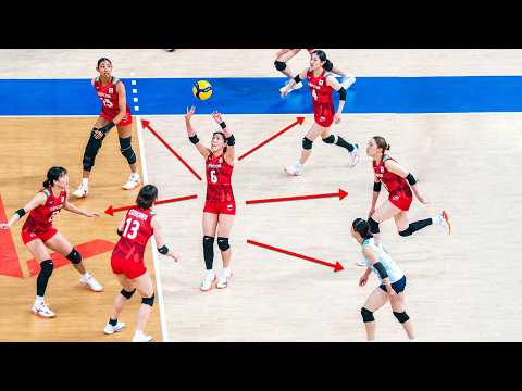 The Art of Women's Volleyball Team Japan