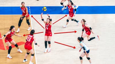 The Art of Women's Volleyball Team Japan