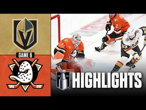 Golden Knights vs. Ducks | NHL Playoff Highlights | Game 6 | May 14, 2026