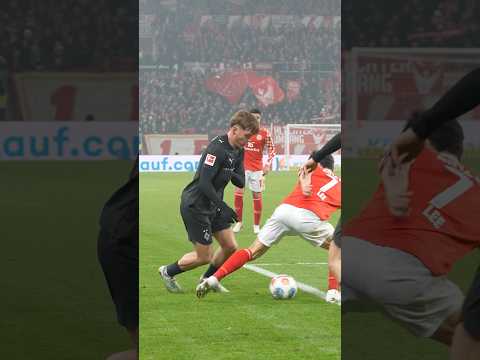 Luca Netz mit dem Doppel-Tunnel gegen Mainz 🪄#diefohlen