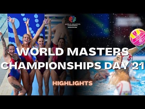 World Masters 2025 Day 21: Epic Water Polo & Diving Highlights Singapore