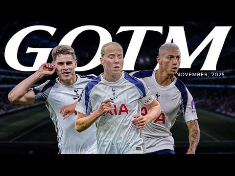 Is this Spurs' best Goal of the Month ever?! | November 2025