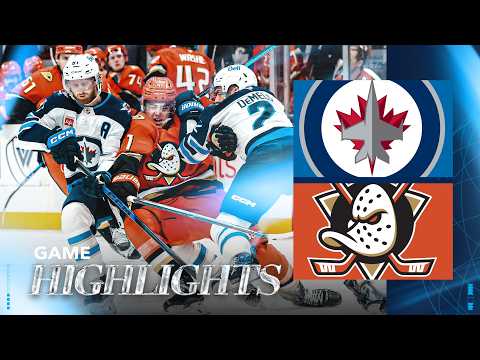 Anaheim Ducks vs. Winnipeg Jets - Game Highlights