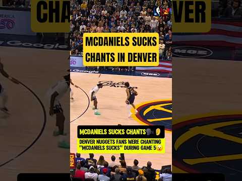Nuggets fans let McDaniels HEAR IT😤