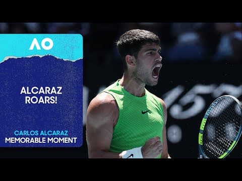 Carlos Alcaraz Breaks Back! | Australian Open 2026