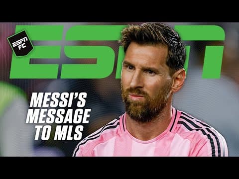Lionel Messi URGES MLS to loosen spending rules! | Futbol Americas