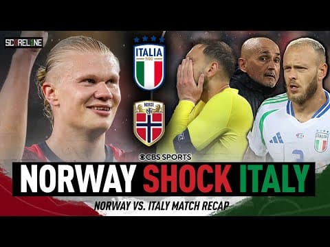 Norway SMASH Italy 3-0 in World Cup Qualifiers | Should Italy fans be worried? | Scoreline