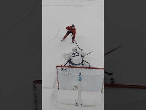 Macklin Celebrini has ice in his veins 🧊😤