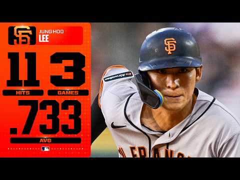 Jung Hoo Lee's INCREDIBLE weekend! 😳 (11-for-15, 15 total bases, .733 AVG) | MLB Highlights