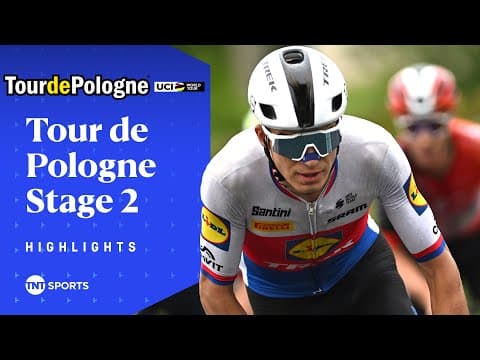 CLIMBING SPRINT TRIUMPH! 😤 | Men's 2025 Tour de Pologne Stage 2 Highlights | TNT Sports Cycling