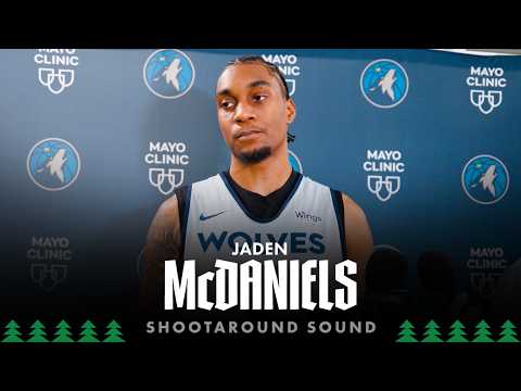 “It’s Time To Go Chase A Championship.” | Jaden McDaniels Shootaround Sound | 02.11.26