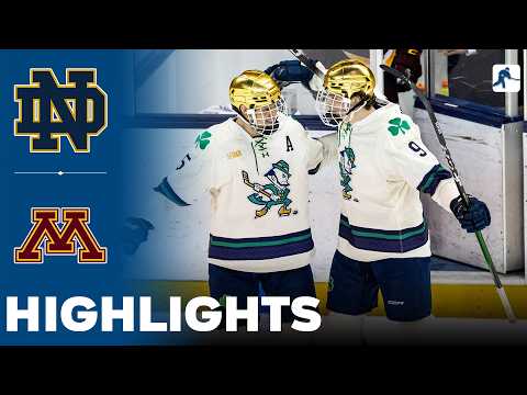 Notre Dame vs Minnesota | NCAA College Hockey | Highlights - February 14, 2026