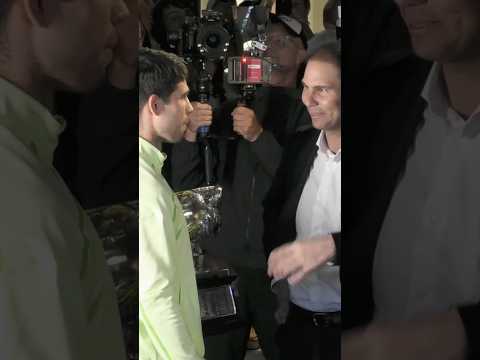 Nadal congratulates Alcaraz 🤝