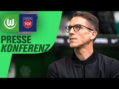 🟢LIVE | Pressekonferenz mit Daniel Bauer vor 1. FC Heidenheim - VfL Wolfsburg | Bundesliga 2025/26