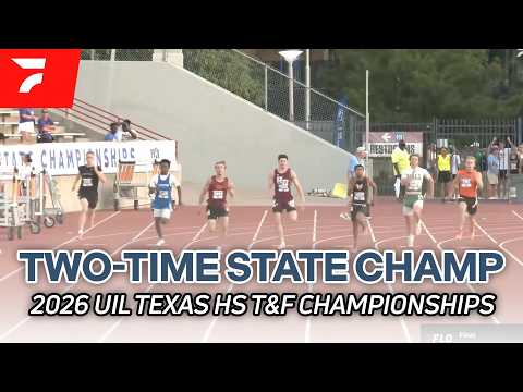 CAMDEN CAPEHART Dominates HS Boys 3a 100 & 200 | 2026 UIL Texas State Championships Race Videos