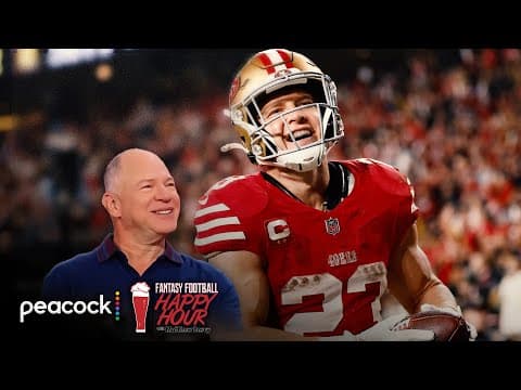 McCaffrey may be 'most valuable player in fantasy' | Fantasy Football Happy Hour | NFL on NBC