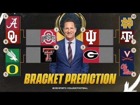 College Football Playoff Bracket Prediction: Big Ten Championship Rematch for the Natty 🏆