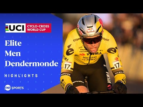 SUPER FAST RACE 😳 | Men's UCI Cyclo-Cross World Cup Dendermonde Race Highlights | TNT Sports Cycling