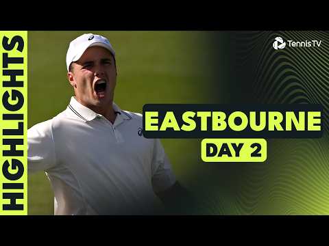 Humbert Faces Bellucci; Arnaldi & Fery In Action | Eastbourne 2026 Day 2 Highlights