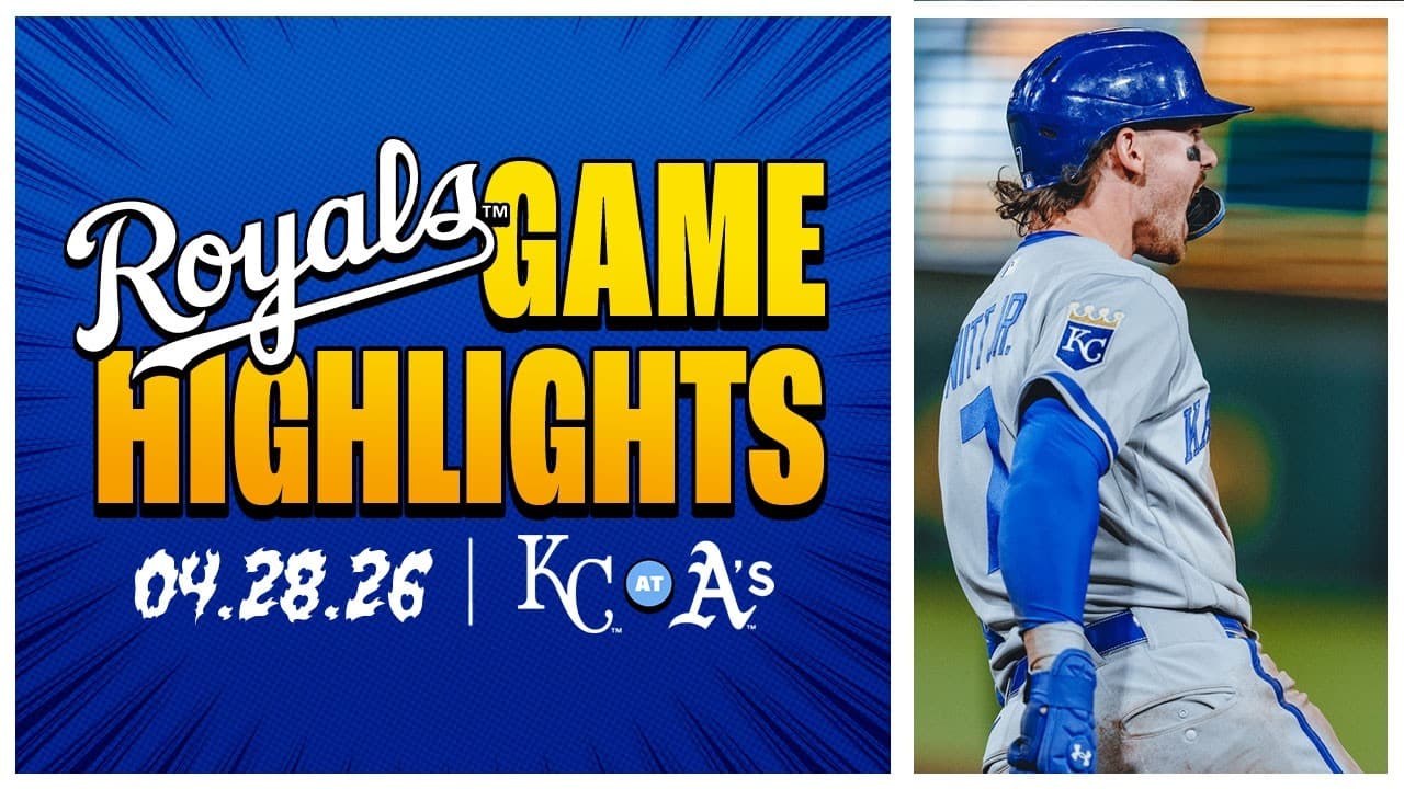 Bobby Baseball In The Clutch | Royals vs. Athletics Highlights 4/28/26