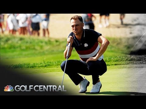 American Justin Thomas 'just happy' to be on U.S. Ryder Cup team | Golf Central | Golf Channel