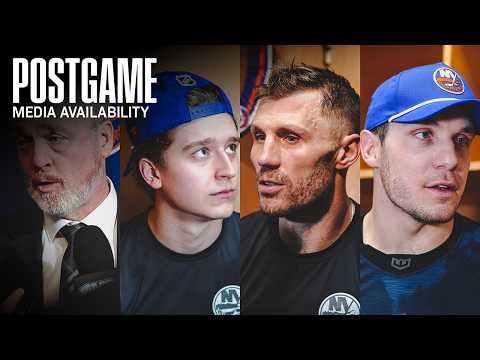 New York Islanders Postgame Availability | NYI at NJD