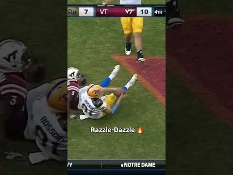 Perfect execution 👏 #pittsburghpanthers #accfootball #collegefootball