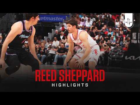 Reed Sheppard (14 points) Highlights vs. Miami Heat