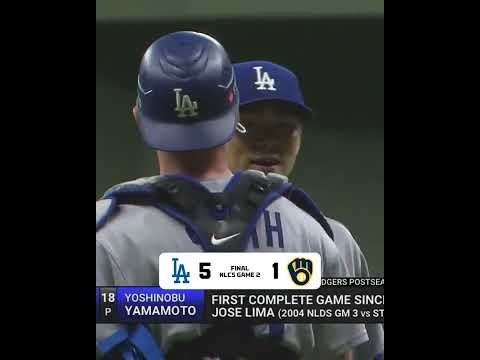 Dodgers took the first two games of the NLCS in Milwaukee 😳