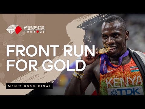 Wanyonyi dips to 800m gold with 1:41.86 championship record | World Athletics Championships Tokyo 25