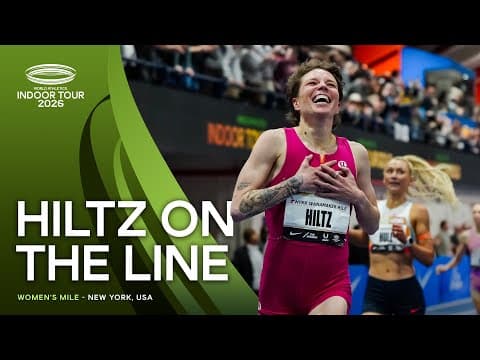 Nikki Hiltz battles it out with Jess Hull for the Wanamaker Mile in 4:19.64 | World Indoor Tour 26