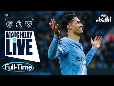 MATCHDAY LIVE! HAALAND DOUBLE SENDS MAN CITY TOP! | Man City 3-0 West Ham | Premier League