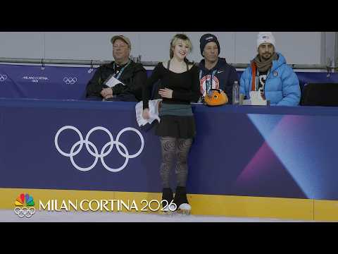 Alysa Liu, Amber Glenn, others practice on-ice ahead of singles | Winter Olympics 2026 | NBC Sports