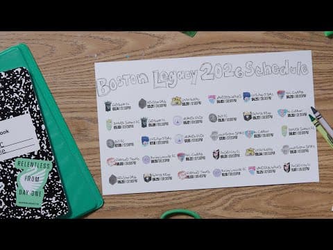 Boston Legacy FC 2026 Schedule Release