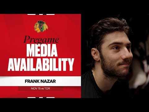 "We just got to be ready for that." | Frank Nazar Pregame 11.15.25