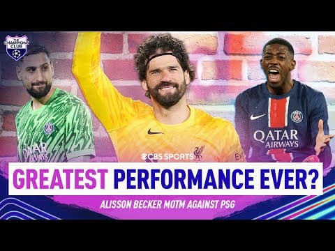 Liverpool steal Leg 1 vs PSG at Parc des Princes | Alisson HISTORIC Champions League performance!