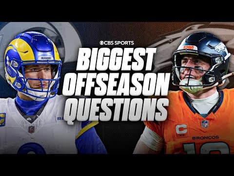 Biggest Offseason Questions for Rams & Broncos: Bo Nix ankle injury, Matthew Stafford retiring? 🤔