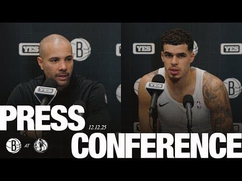 Jordi Fernández and Michael Porter Jr. Postgame Press Conferences vs Dallas
