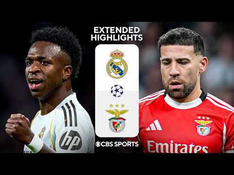 Real Madrid vs. Benfica: Extended Highlights | UCL Knockout Play-offs - Leg 2 | CBS Sports